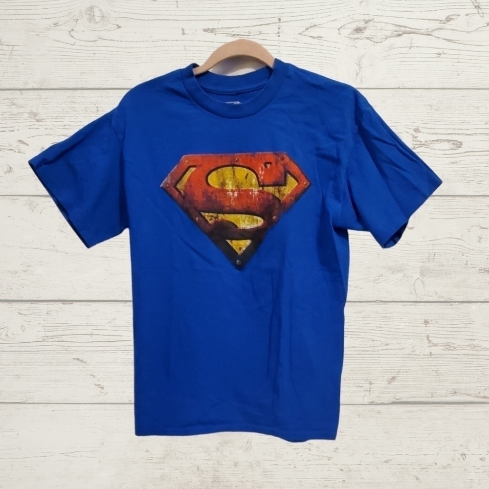 DC Comics Superman Graphic T-shirt Azure Blue